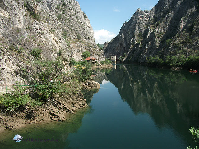 A Matka kanyon Skopje közelében
