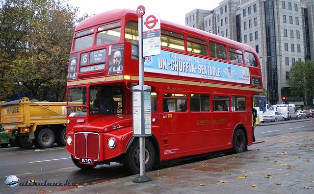 London Régi típusú emeletes busz