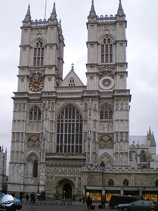 London Westminster Abbey homlokzata)
