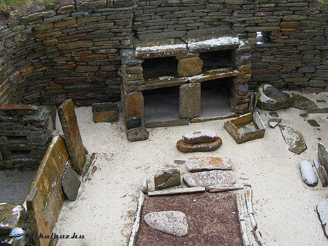Skara Brae őskori ház belseje