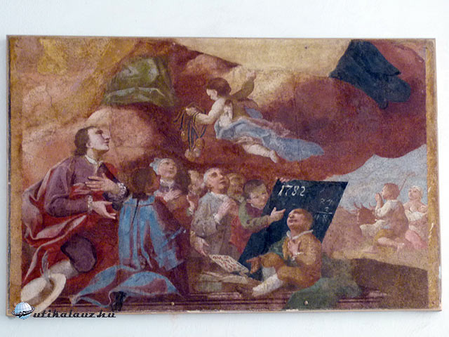 Kladruby bencés kolostor freskók