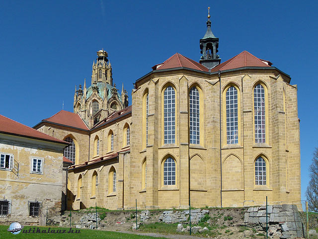 Kladruby bencés kolostor templom
