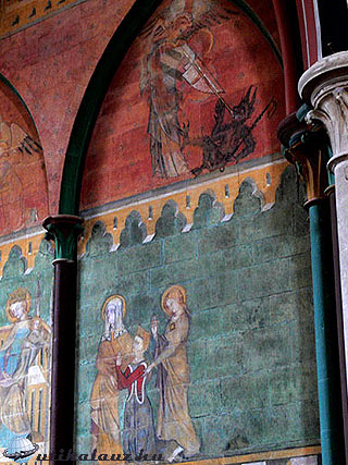Coutances-katedralis-freskó