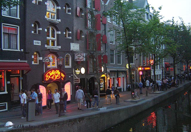 Amszterdam A Vöröslámpás-negyed 