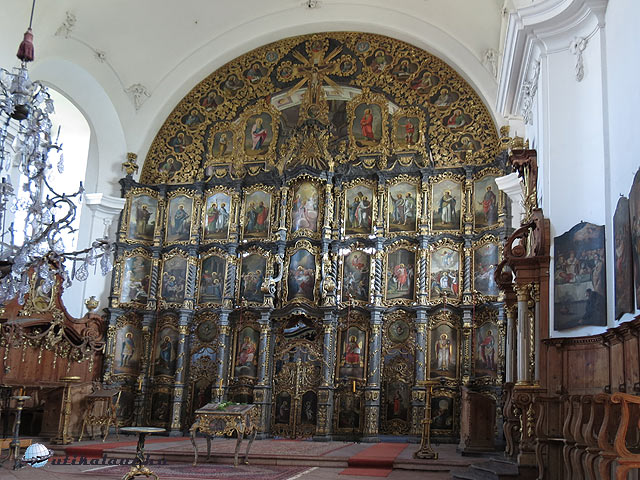 Eger Rác Szerb templom ikonosztáz