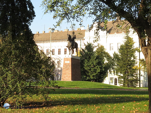 Szeged Széchenyi tér IV. Béla szobra