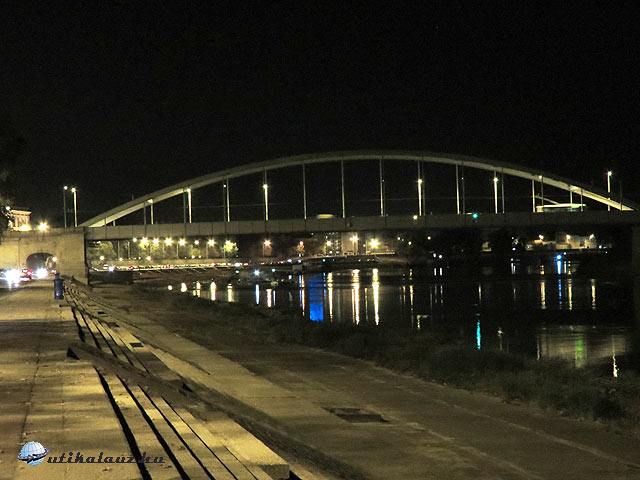 szeged Belvárosi híd este