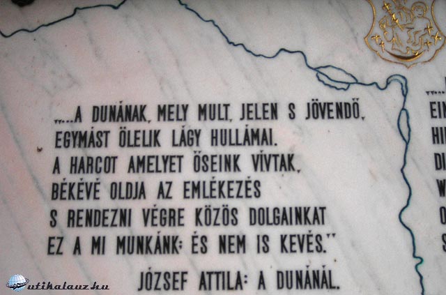Donaueschingenben a Duna-forrás József Attila