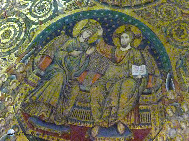 Santa Maria Maggiore. Mária megkoronázása