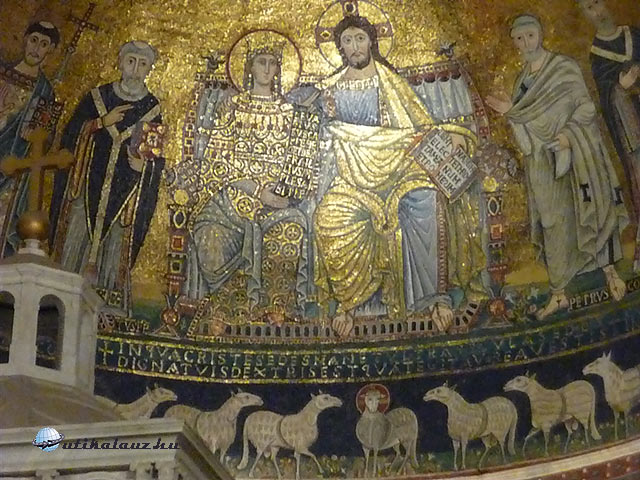 mozaikom a Santa Maria Trasteverében