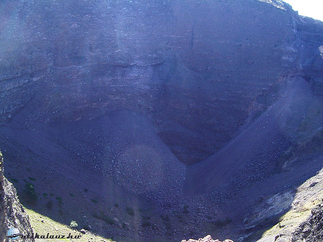 A Vezúv krátere
