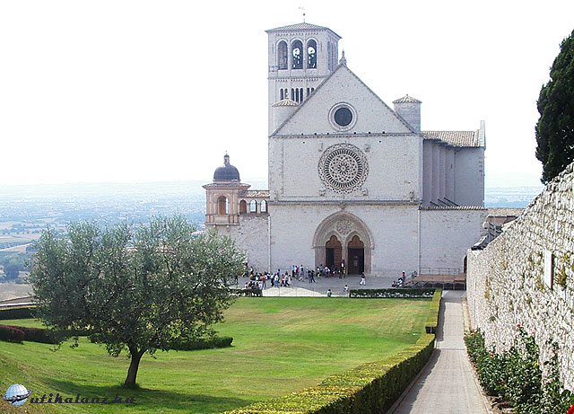 Szent Ferenc templom Assisiben