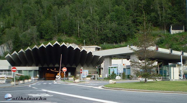 Mont Blanc alagút bejárata