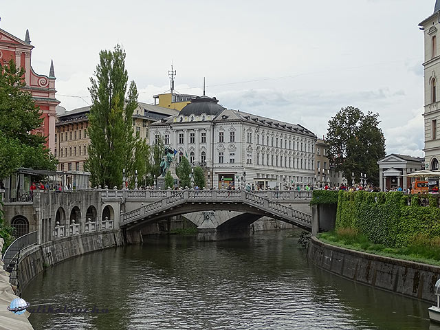 A Hármas híd Ljubljanában