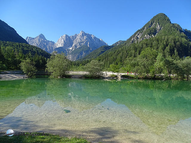 A Jasna tó Szlovéniában