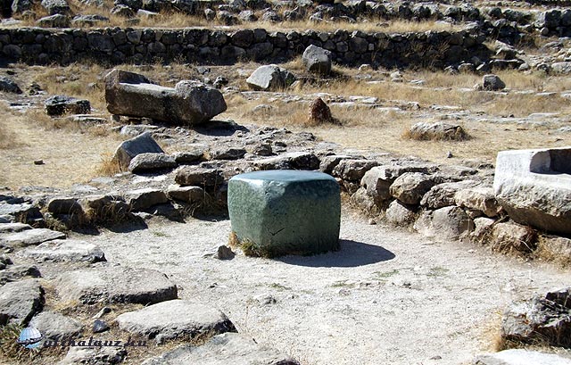 Kultikus kő Hattusasban Törökország