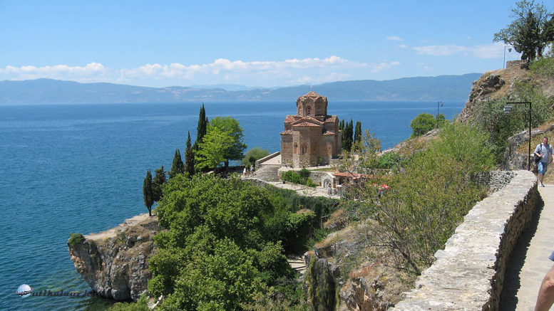 Ohrid, kaneóni Szent Jovan-templom